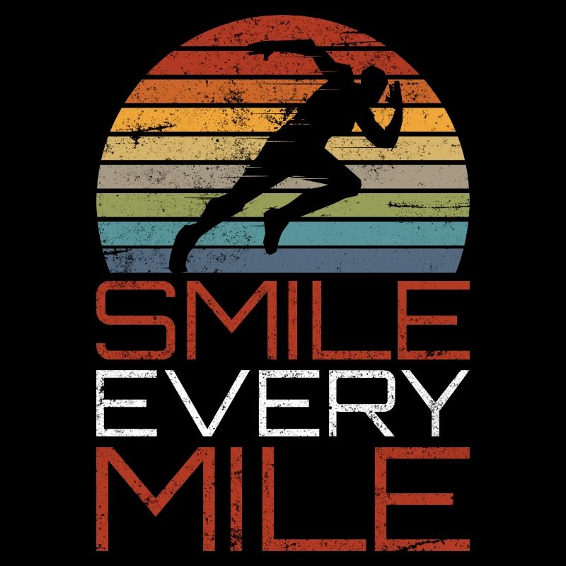 Smile Every Mile Läufer Jogger