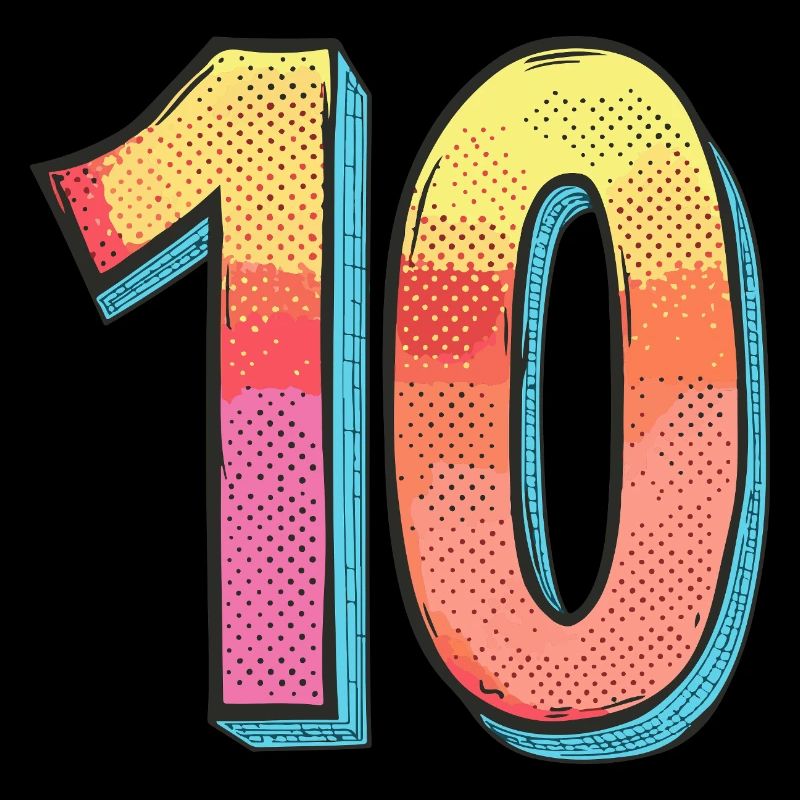 Bande dessinée à 10 chiffres