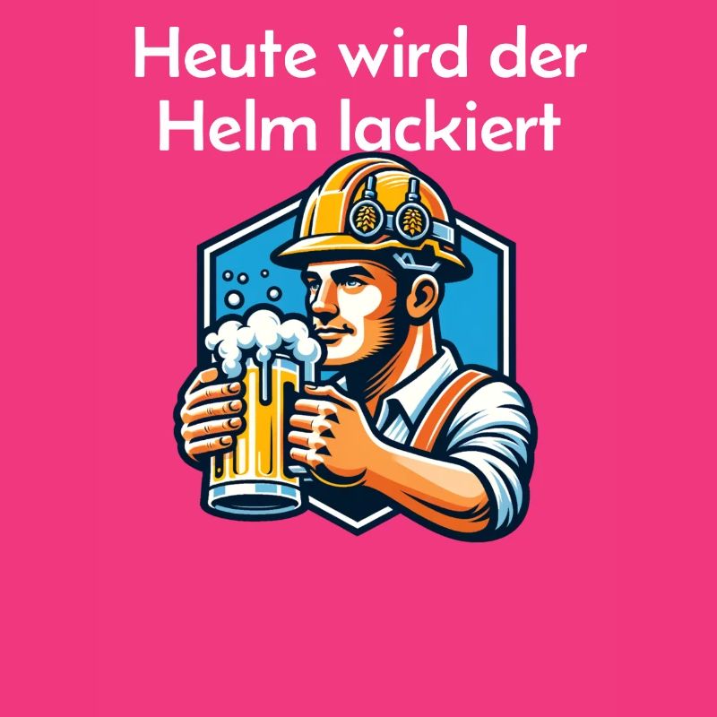 Bier - Heute wird der Helm lackiert Trinkspruch