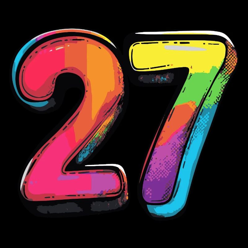 27 Zahl Comic