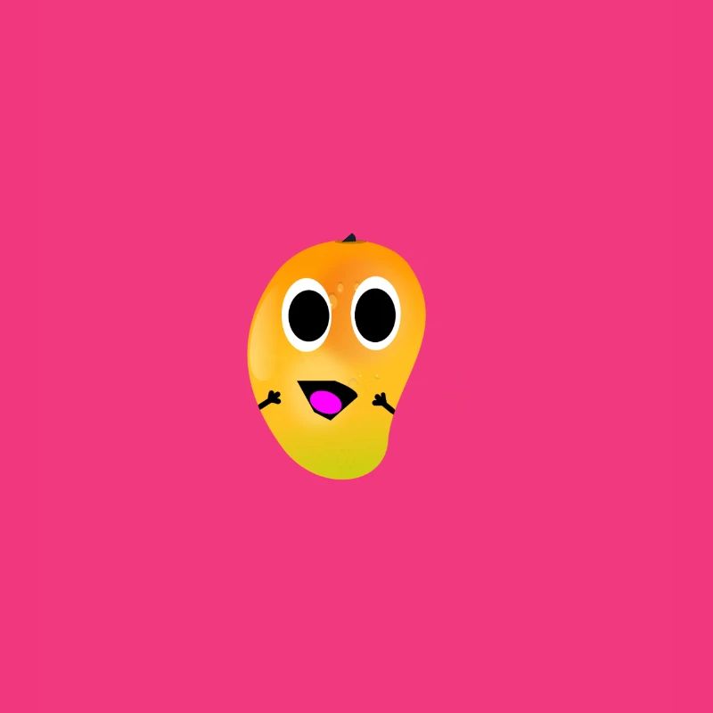 Mango charming fun and smiling