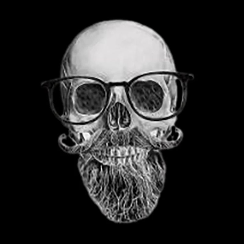 Bearded skull