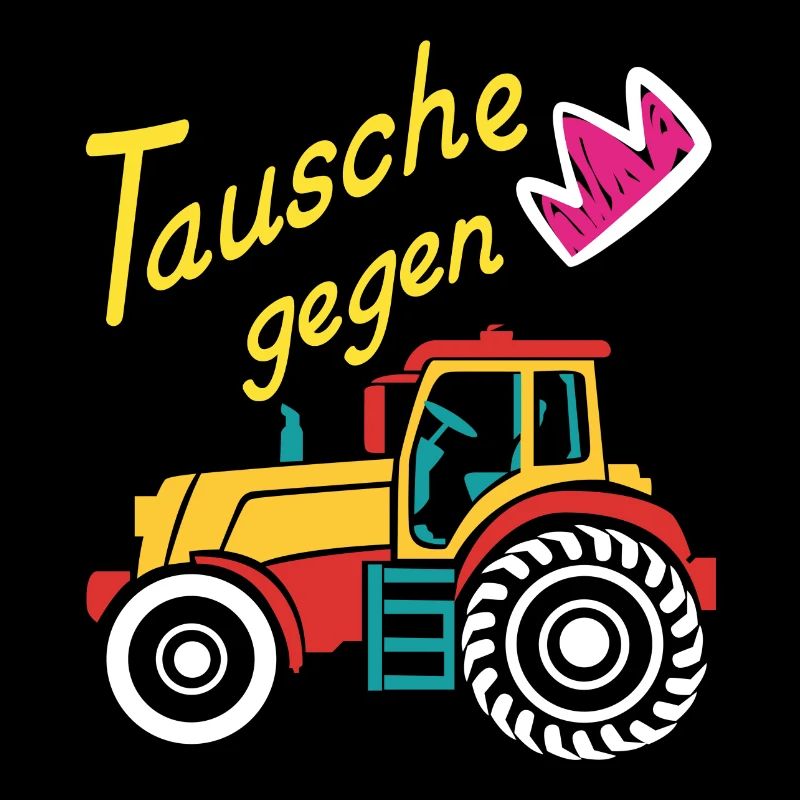 Tausche Krone gegen Traktor - cooles Traktordesign