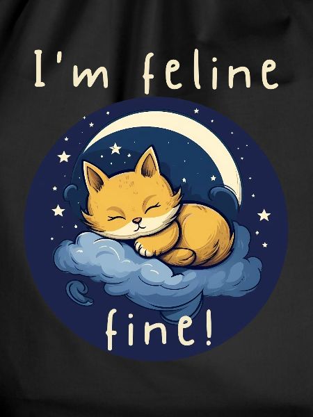 Feline Fine Moonlit Kitten