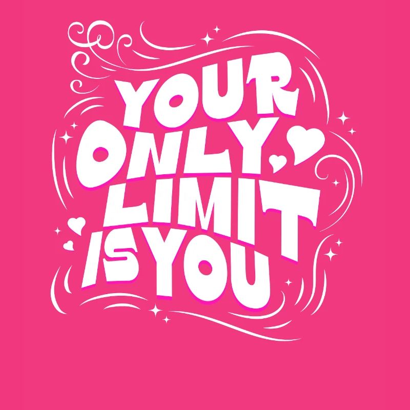 Votre seule limite, c’est vous – Motivation Typographie
