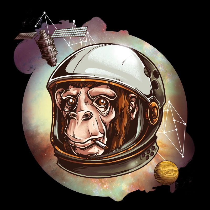 Spacemonkey smoking