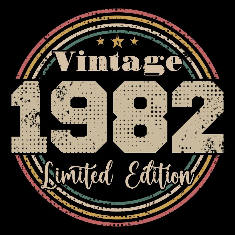 1982 Retro Vintage Geburtstag geboren in - 1982
