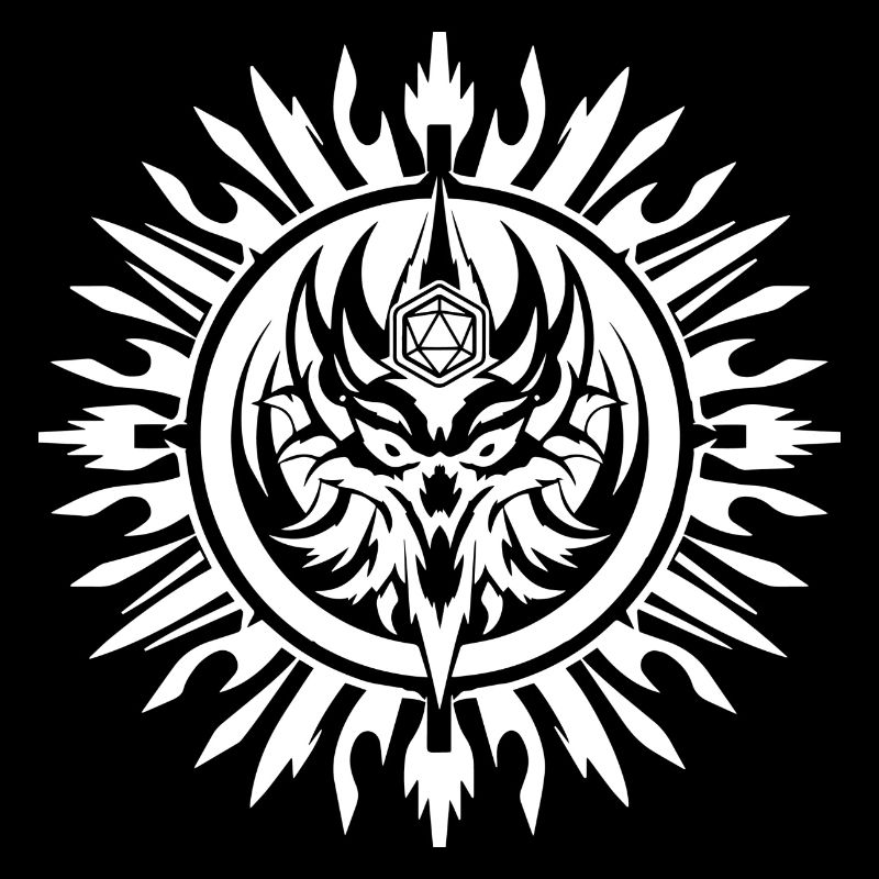 RPG logo spell circle