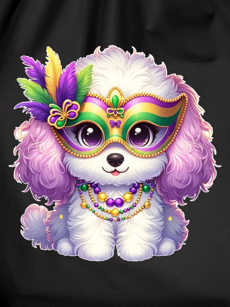 Mardi Gras Poodle Design