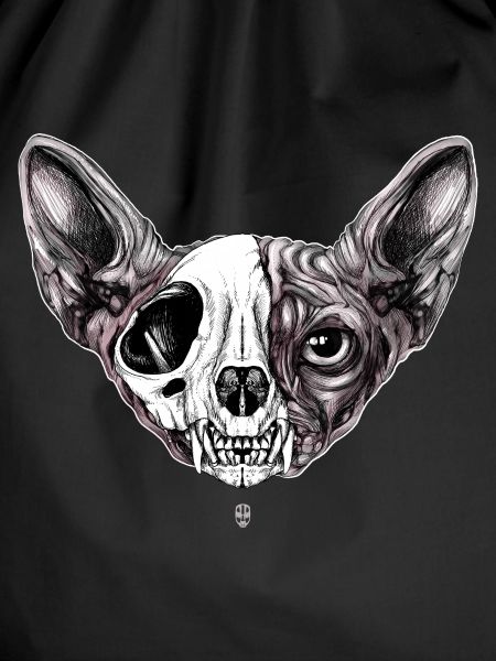 Shynx Cat Half Skull