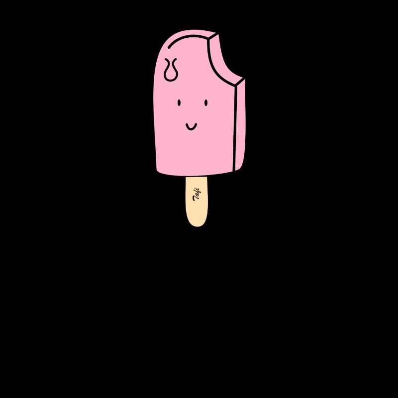 Ice cream that smiles
