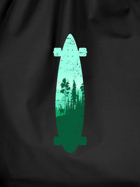 Longboard Longboarder Skateboard Skate Sihouette