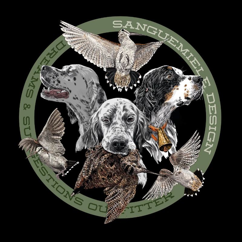 setter and woodcocks