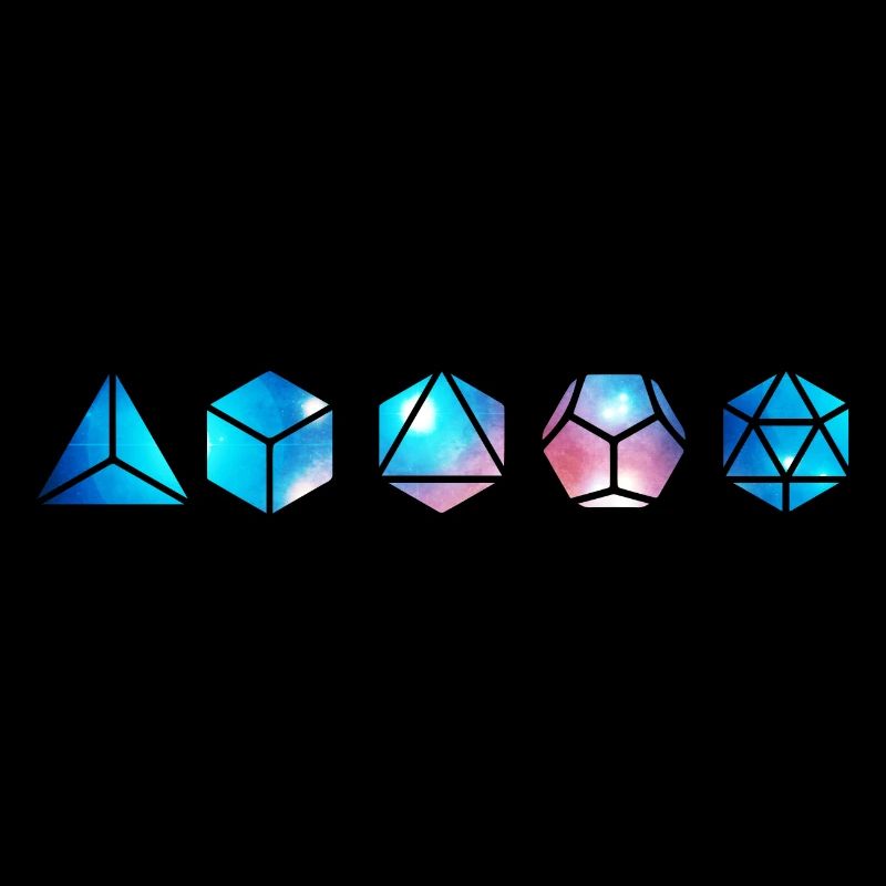 Platonic solids, building blocks of life, elements