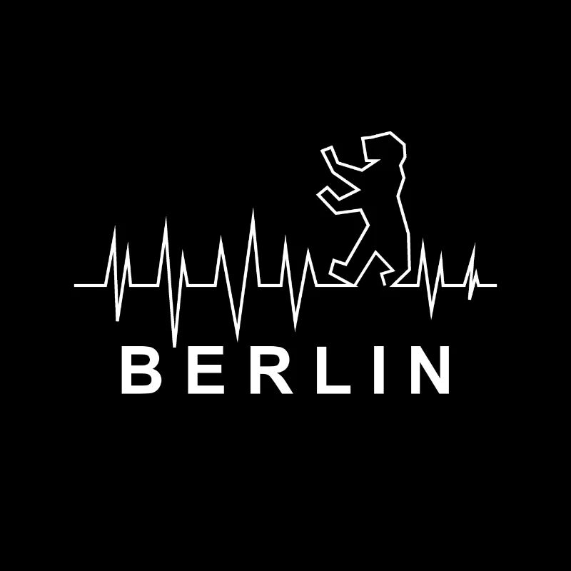 Herzschlag mit Berliner Bär
