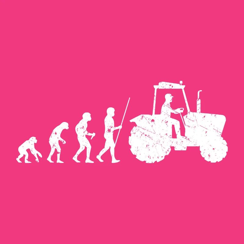 Traktor Evolution Bauer Landwirt Farmer Geschenk