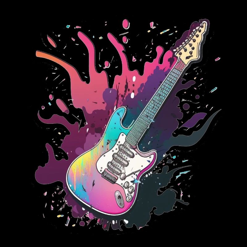 Flaming Guitar