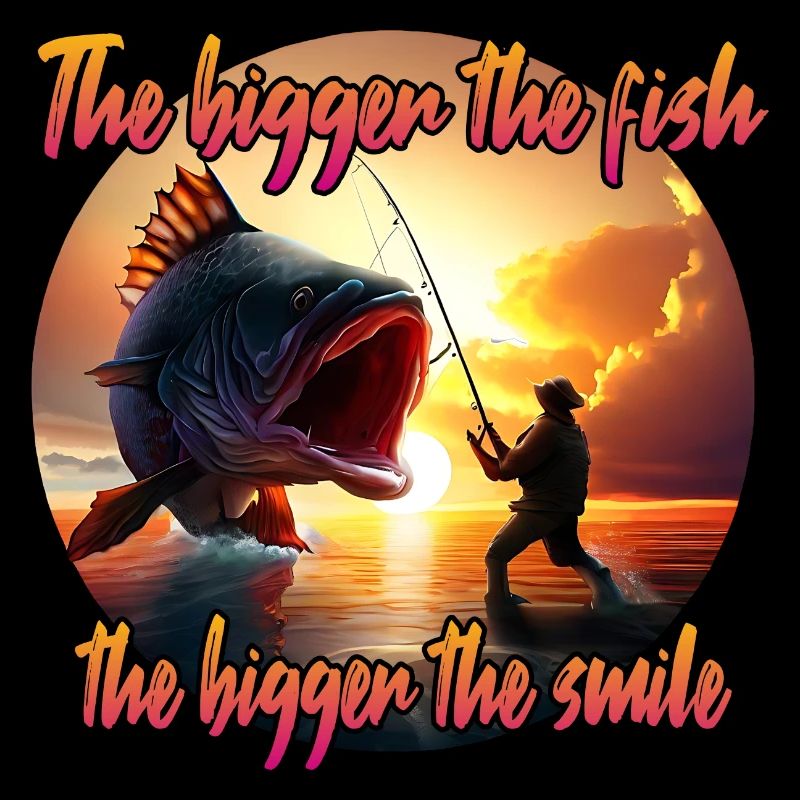 Plus le poisson est gros, plus le sourire est grand