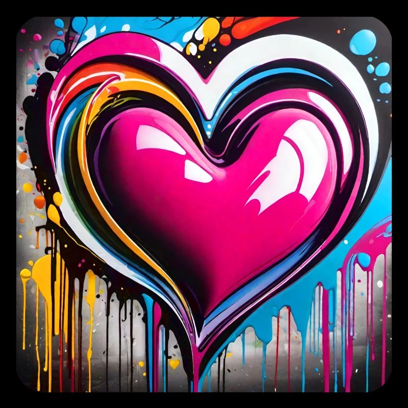 Herz im Graffiti Style