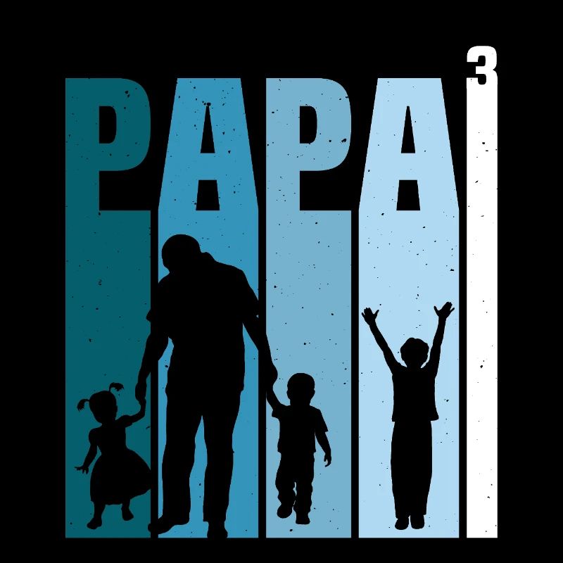 Dad and Three Kids T-Shirt Dad and 3 Sons