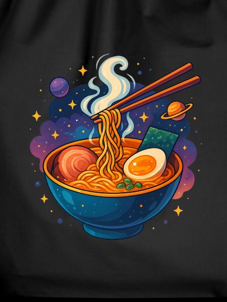 Cosmic Ramen Bowl Illustration