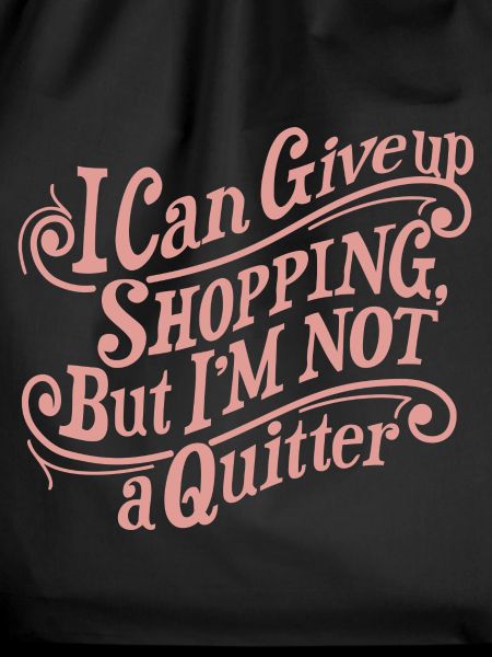 Shopping Quitter Graphic