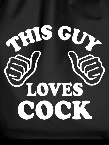 This guy loves cock