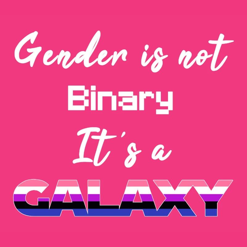 Gender is not binary. It’s a Galaxy! - Genderfluid