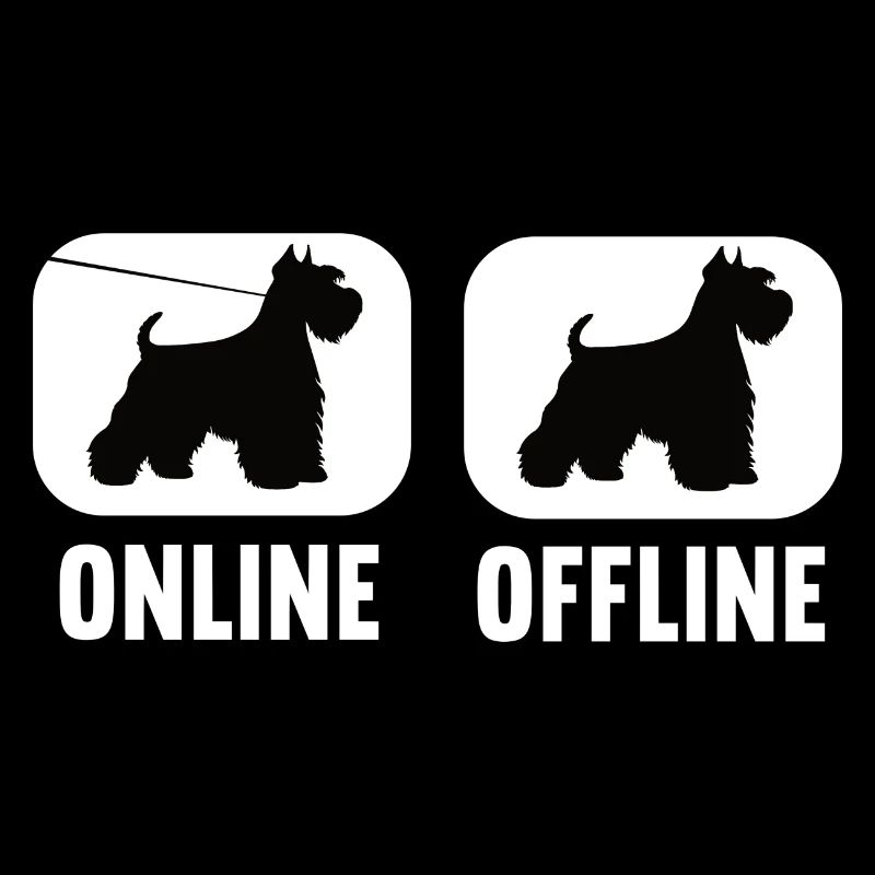 En ligne hors ligne Schnauzer Schnauzer géant Schnauzer Schnauzer