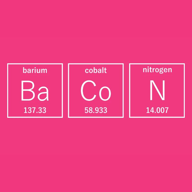 Bacon als Elementsymbol