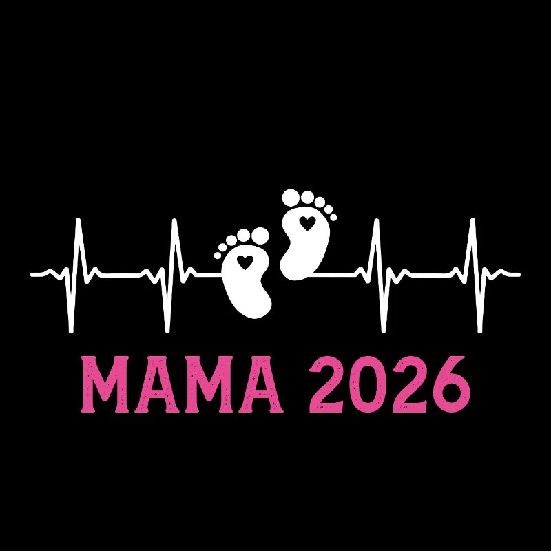 Mama 2026 Herzschlag Werdende Mutter 2026