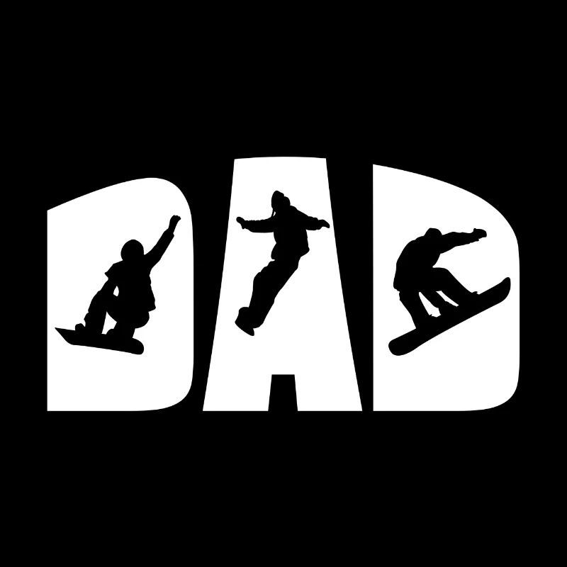 Snowboard snowboarder dad father