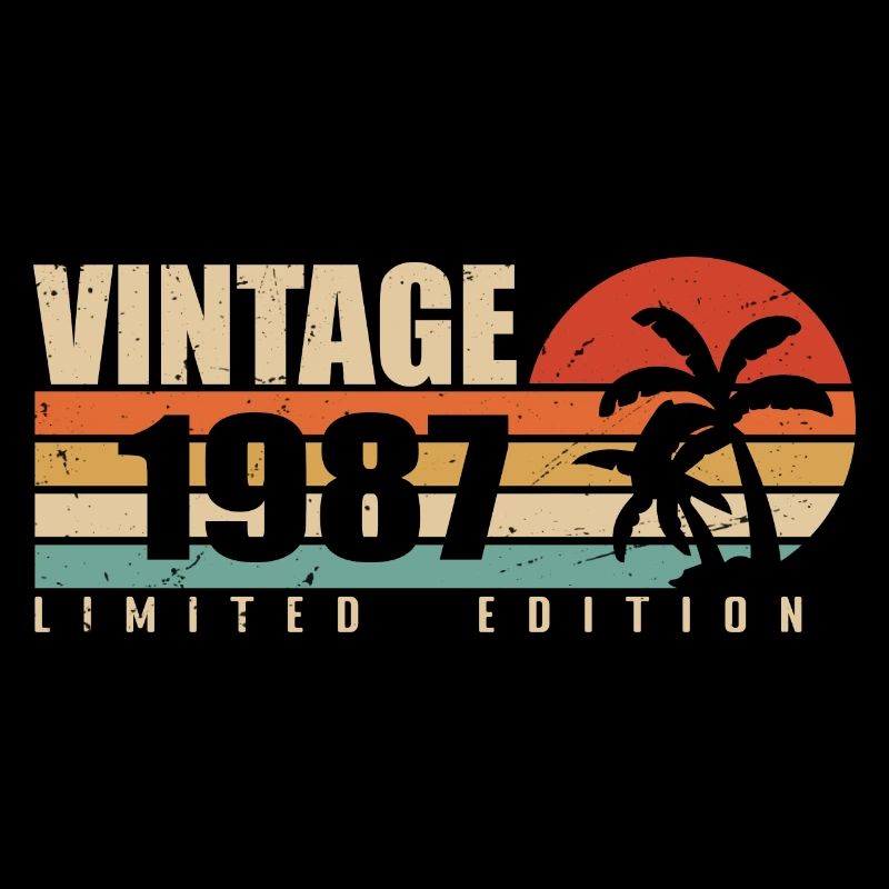 1987 Année d’anniversaire millésime original 1987