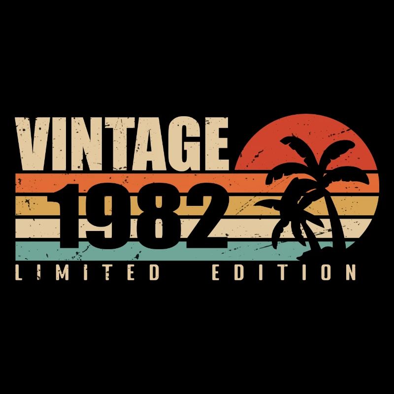 1982 Année D’anniversaire Millésime Original 1982