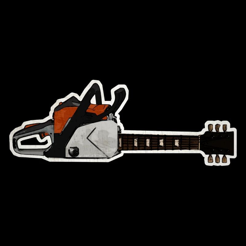 Chainsaw Guitar