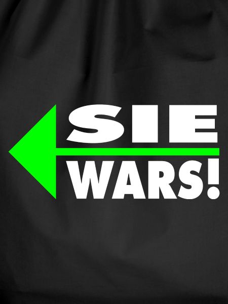 Sie wars! Partner- oder Partyshirt