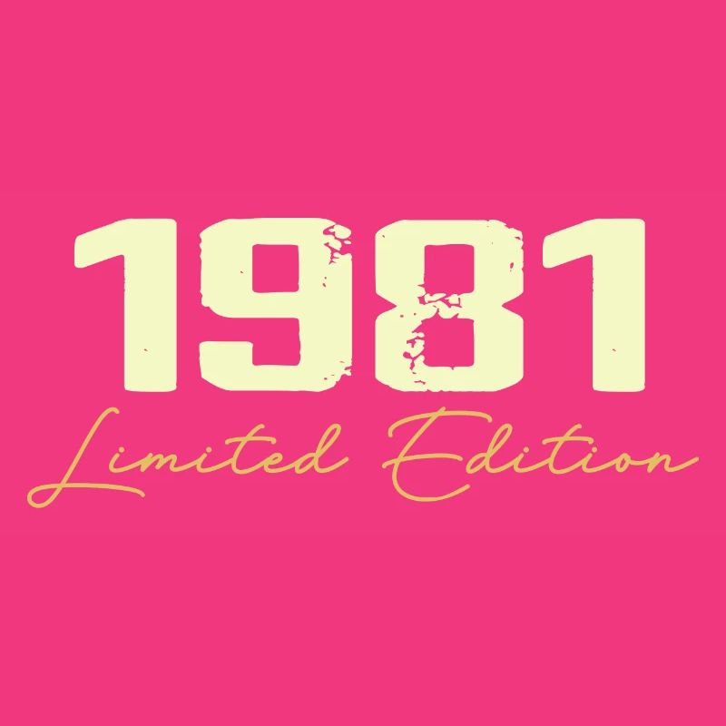 1981 Limitierte Auflage - 1981 Geburtstagsgeschenk