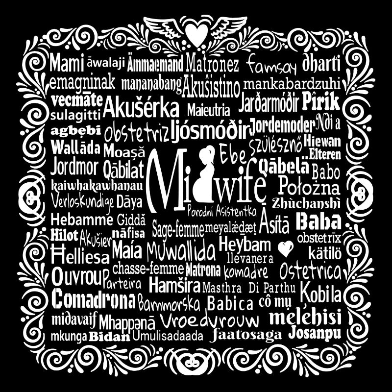 Midwife in 76 languages