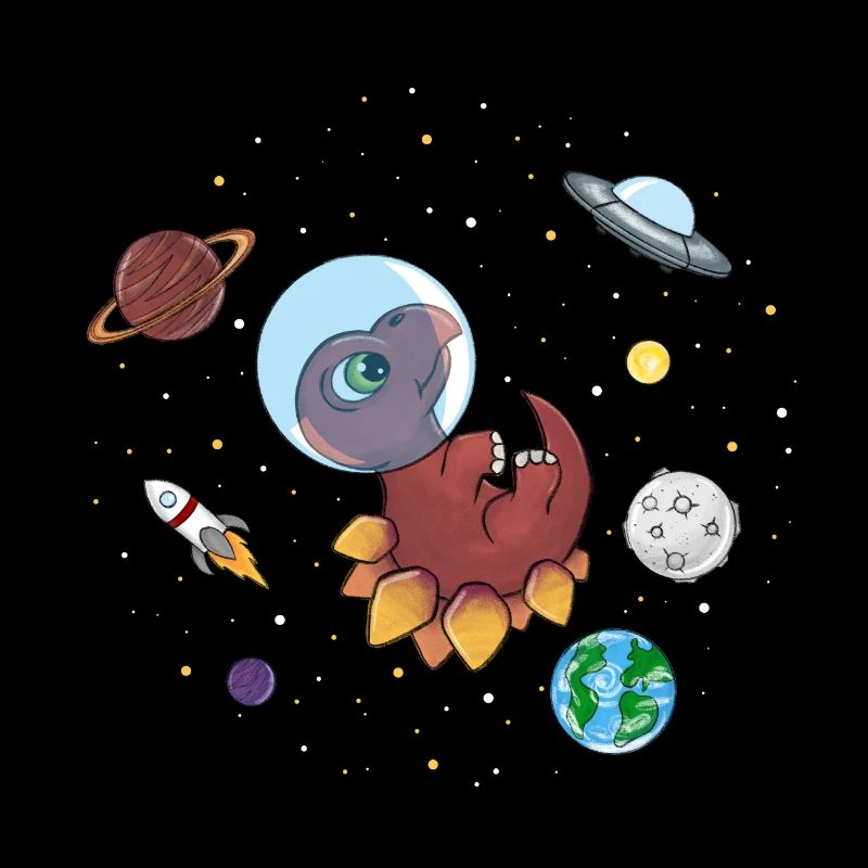 Dinosaurs in space