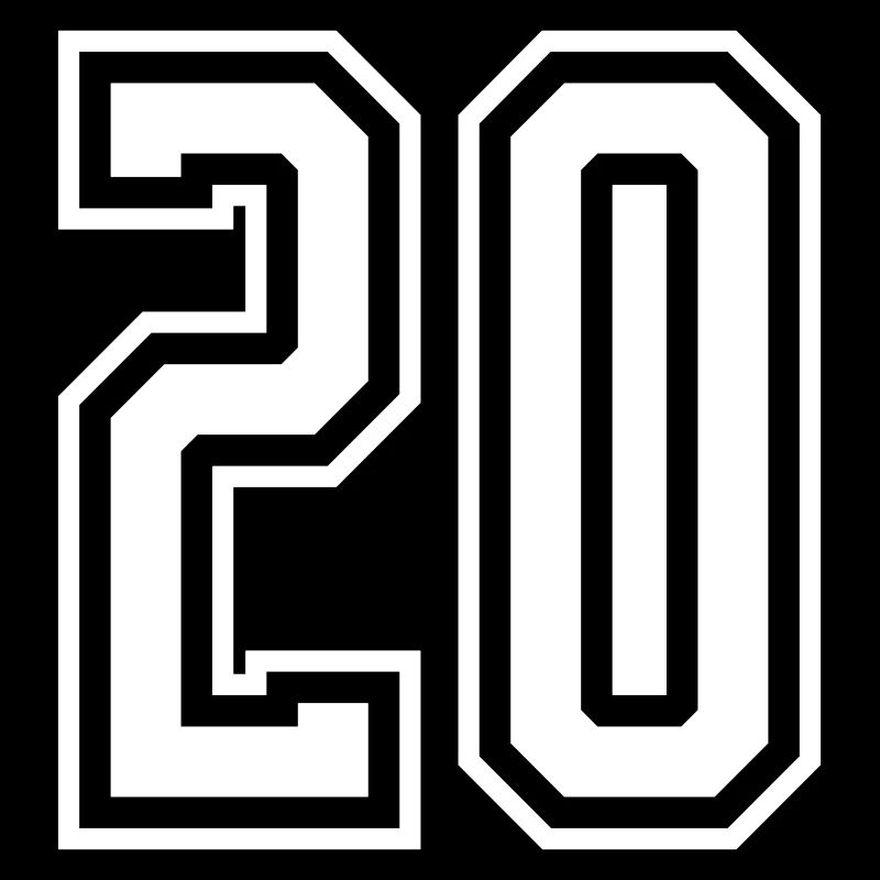 20 Zahl nummer