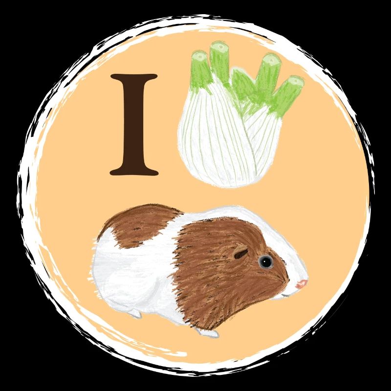 Design mit einem Glatthaar-Meerschweinchen 4