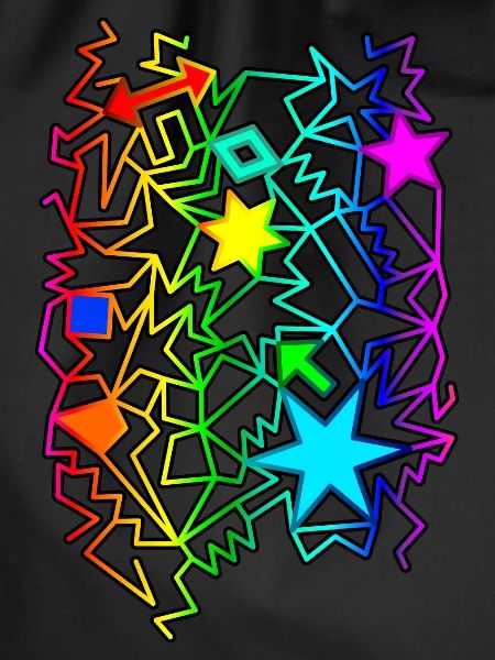bunte grafische Objekte