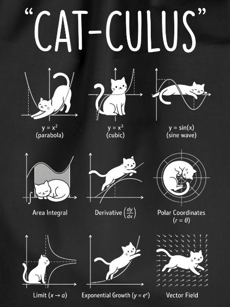 Cat-Culus : Le Guide Drôle Chat Mathématique