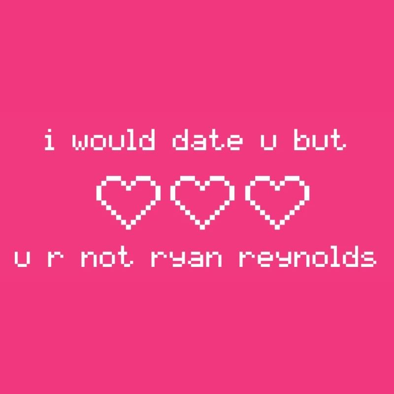 Je voudrais sortir avec l'idée de cadeau de Ryan Reynolds, blanc