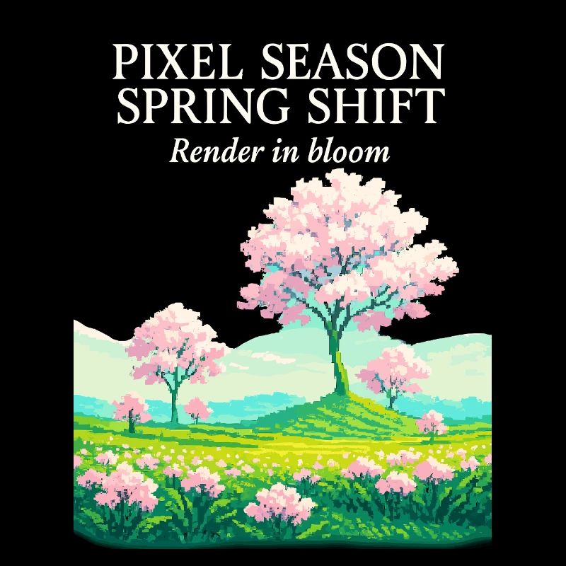 Saison des pixels : Changement de printemps