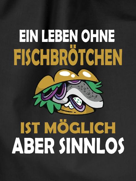 Fischbrötchen mit Pommes