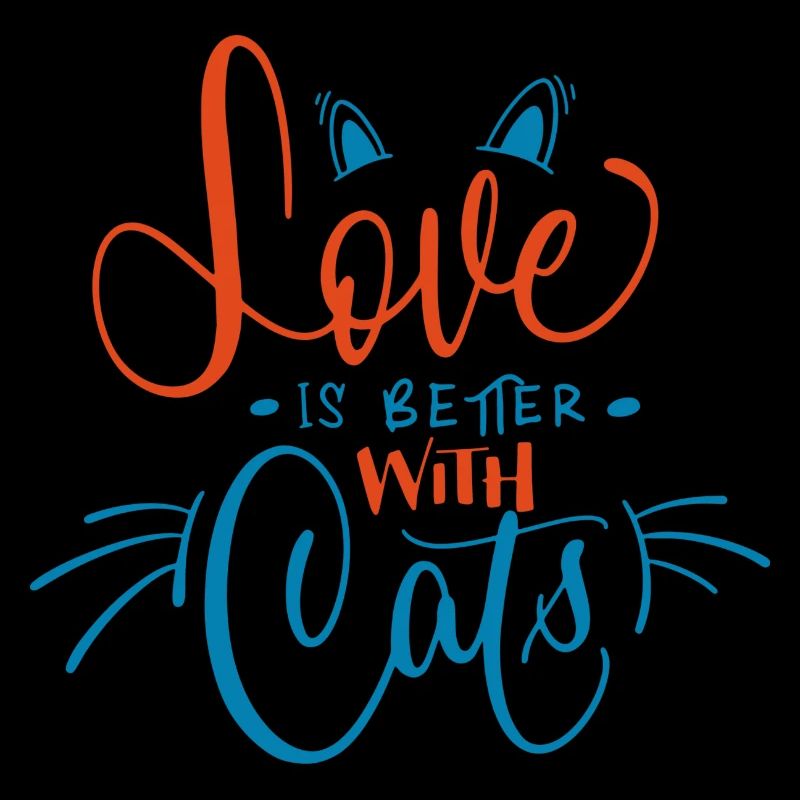 Liebe ist besser mit Katze