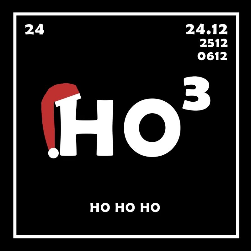 HO HO HO | Noël | élément chimique