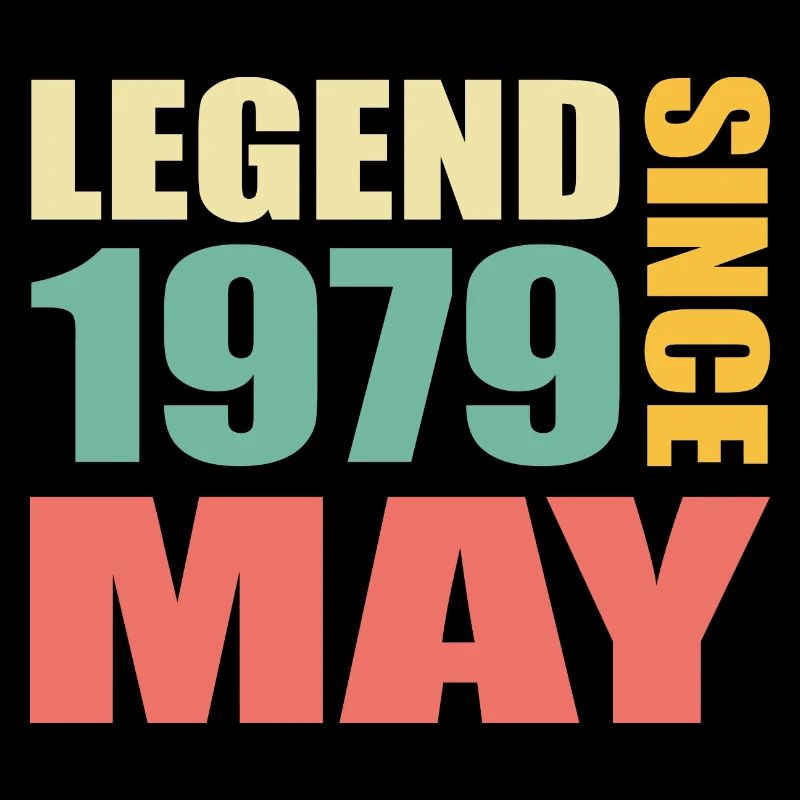 44th Birthday May Vintage 1979 Gift Idea