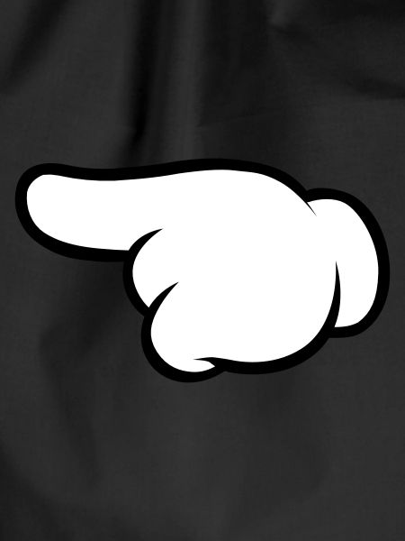 Comic Hand Pointing (Left)